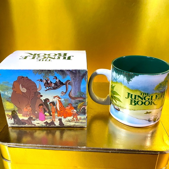 DISNEY STORE EXCLUSIVE 90’s NWT THE JUNGLE BOOK COLLECTIBLE CERAMIC MUG … - Picture 2 of 15
